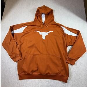 Pro Player Men 2XL Orange White Texas Longhorns Hoodie UT Hoodie Pullover